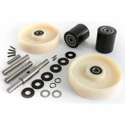 Generic Parts Service Complete Wheel Kit for Manual Pallet Jack GWK-PTH-CK - Fits Crown, Model # Older PTH & PTH